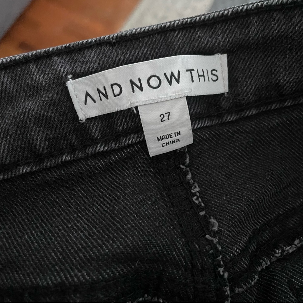 High Waist dark gray mom Jeans And Now This - Picture 6 of 7